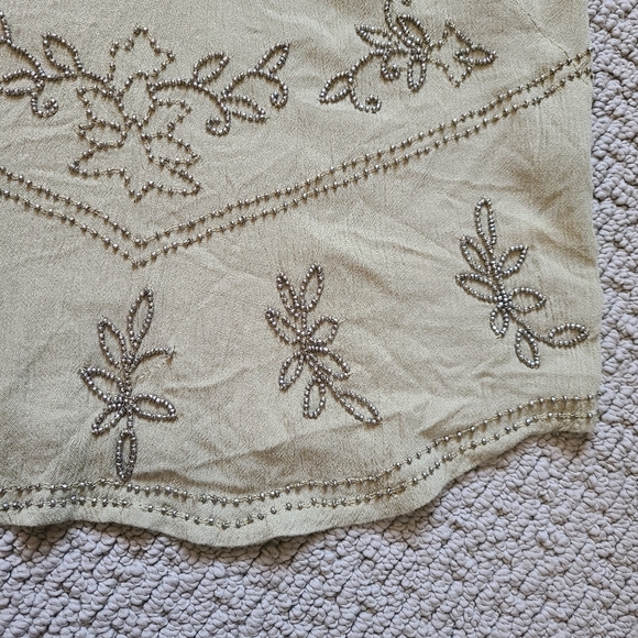 FREE PEOPLE🌹 Embellished Flowy Bead Top - Picture 9 of 12